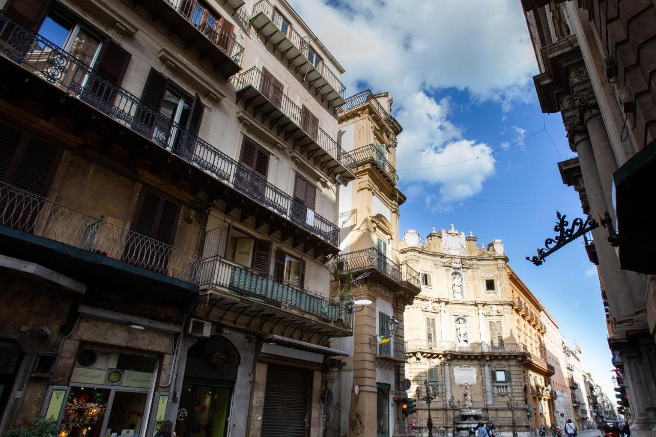 Quattro Canti Charming Flat Palermo Luaran gambar